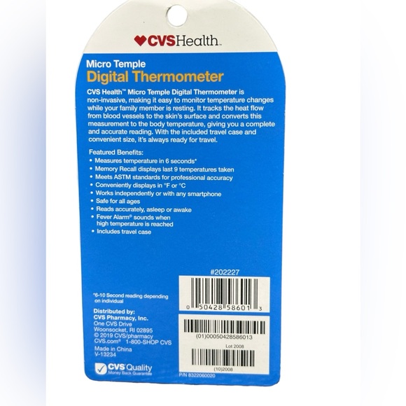 Micro Temple Digital Thermometer NIP - Picture 2 of 2